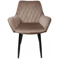 Стул AksHome PABLO (Пабло) бежевый велюр HLR-08/черный купить в Минске