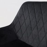 Стул AksHome PABLO (Пабло) черный велюр HLR-66/черный купить в Минске