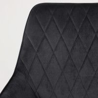 Стул AksHome PABLO (Пабло) черный велюр HLR-66/черный купить в Минске