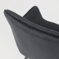 Стул AksHome PABLO (Пабло) черный велюр HLR-66/черный купить в Минске