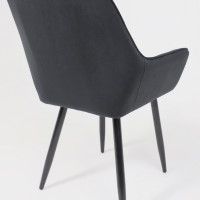 Стул AksHome PABLO (Пабло) черный велюр HLR-66/черный купить в Минске