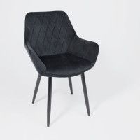 Стул AksHome PABLO (Пабло) черный велюр HLR-66/черный купить в Минске