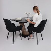 Стул AksHome PABLO (Пабло) черный велюр HLR-66/черный купить в Минске