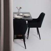 Стул AksHome PABLO (Пабло) черный велюр HLR-66/черный купить в Минске