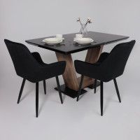 Стул AksHome PABLO (Пабло) черный велюр HLR-66/черный купить в Минске