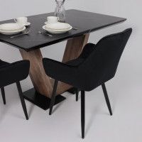 Стул AksHome PABLO (Пабло) черный велюр HLR-66/черный купить в Минске