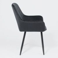 Стул AksHome PABLO (Пабло) черный велюр HLR-66/черный купить в Минске