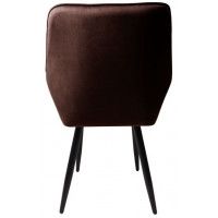 Стул AksHome PABLO (Пабло) коричневый велюр HLR-49/черный купить в Минске Стул AksHome PABLO (Пабло) коричневый велюр HLR-49/черный купить в Минске