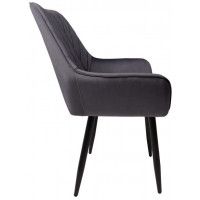 Стул AksHome PABLO (Пабло) серый велюр HLR-21/черный купить в Минске