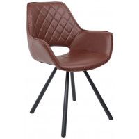 Стул AksHome PEON (Пеон) коричневый/черный