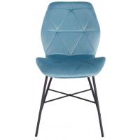 Стул AksHome PICO (Пико) голубой велюр/черный купить в Минске Стул AksHome PICO (Пико) голубой велюр/черный купить в Минске