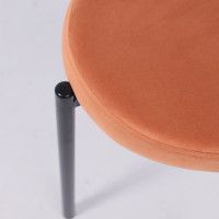 Табурет PLUTO (Плуто) медный велюр HLR-43/черный купить в Минске