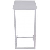 Стол журнальный ПРЕСТИЖ МДФ 400*300*570 белый/белый купить в Минске