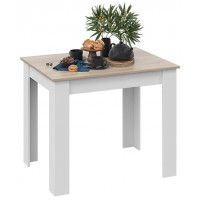 Стол обеденный ПРОМО Тип 1 900*670 дуб сонома светлый/белый Стол обеденный ПРОМО Тип 1 900*670 дуб сонома светлый/белый