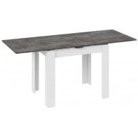 Стол раздвижной ПРОМО Тип 3 900(1698)*670 ателье темный/белый купить в Минске