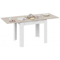 Стол раздвижной ПРОМО Тип 3 900(1698)*670 дуб сонома светлый/белый купить в Минске Стол раздвижной ПРОМО Тип 3 900(1698)*670 дуб сонома светлый/белый купить в Минске