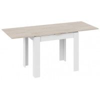 Стол раздвижной ПРОМО Тип 3 900(1698)*670 дуб сонома светлый/белый купить в Минске Стол раздвижной ПРОМО Тип 3 900(1698)*670 дуб сонома светлый/белый купить в Минске