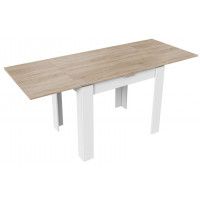 Стол раздвижной ПРОМО Тип 3 900(1698)*670 дуб сонома светлый/белый купить в Минске Стол раздвижной ПРОМО Тип 3 900(1698)*670 дуб сонома светлый/белый купить в Минске