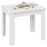 Стол раздвижной ПРОМО Тип 3 900(1698)*670 белый/белый купить в Минске