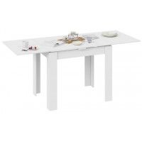 Стол раздвижной ПРОМО Тип 3 900(1698)*670 белый/белый купить в Минске