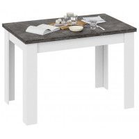 Стол раздвижной ПРОМО Тип 4 1100(2098)*670 ателье темный/белый купить в Минске