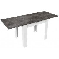 Стол раздвижной ПРОМО Тип 4 1100(2098)*670 ателье темный/белый купить в Минске