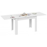 Стол раздвижной ПРОМО Тип 4 1100(2098)*670 белый/белый купить в Минске