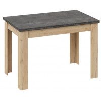 Стол раздвижной ПРОМО Тип 4 1100(2098)*670 ателье темный/дуб крафт золотой