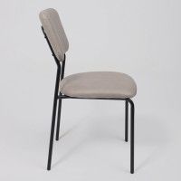 Стул AksHome Rain (Рейн) ткань бежевый винтажный 878-66/черный купить в Минске