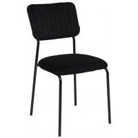 Стул AksHome Rain (Рейн) черный велюр HLR-66/черный