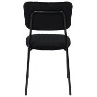 Стул AksHome Rain (Рейн) черный велюр HLR-66/черный купить в Минске