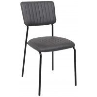 Стул AksHome Rain (Рейн) ткань темно-серый винтажный 878-202/черный