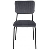 Стул AksHome Rain (Рейн) темно-серый велюр HLR-21/черный купить в Минске