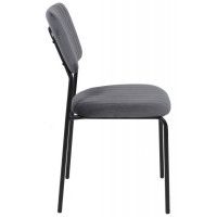 Стул AksHome Rain (Рейн) темно-серый велюр HLR-21/черный купить в Минске