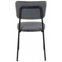 Стул AksHome Rain (Рейн) темно-серый велюр HLR-21/черный купить в Минске