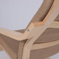 Кресло-качалка AksHome RELAX (Релакс) ткань бежевый купить в Минске