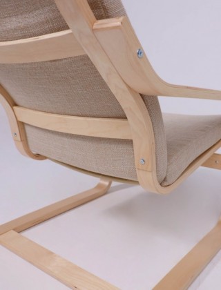 Кресло-качалка AksHome RELAX (Релакс) ткань бежевый