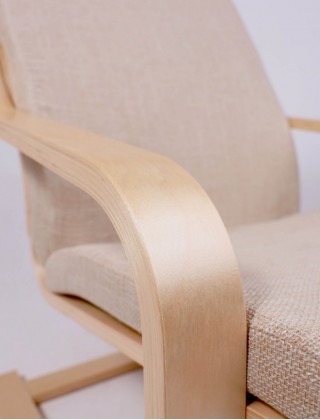 Кресло-качалка AksHome RELAX (Релакс) ткань бежевый
