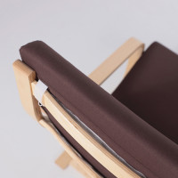 Кресло-качалка AksHome RELAX (Релакс) ткань коричневый 10858-15 купить в Минске