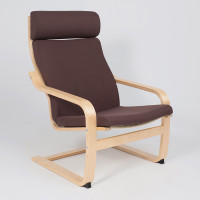 Кресло-качалка AksHome RELAX (Релакс) ткань коричневый 10858-15 купить в Минске