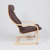 Кресло-качалка AksHome RELAX (Релакс) ткань коричневый 10858-15 купить в Минске