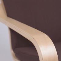 Кресло-качалка AksHome RELAX (Релакс) ткань коричневый 10858-15 купить в Минске