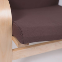 Кресло-качалка AksHome RELAX (Релакс) ткань коричневый 10858-15 купить в Минске