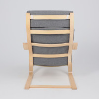 Кресло-качалка AksHome RELAX (Релакс) ткань серый QS-9 купить в Минске