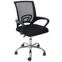 Кресло Akshome RENE chrome сетка черный