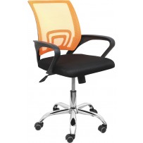 Кресло AksHome RICCI (Ричи) NEW 696 оранжевый / черный