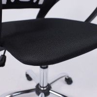 Кресло AksHome RICCI (Ричи) 695 CH ткань/сетка чёрный+сетка-черная купить в Минске