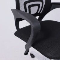 Кресло AksHome RICCI (Ричи) 695 CH ткань/сетка чёрный+сетка-черная купить в Минске
