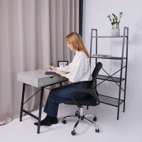 Кресло AksHome RICCI (Ричи) 695 CH ткань/сетка чёрный+сетка-черная купить в Минске