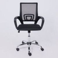 Кресло AksHome RICCI (Ричи) 695 CH ткань/сетка чёрный+сетка-черная купить в Минске